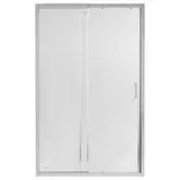 Душевая дверь в нишу Qtap Taurus CRM2014-15.C6 140-150x185 см, стекло Clear 6 мм, покрытие CalcLess (TAUCRM201415C6)