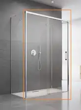 Душові двері IDEA KDS+S 100 L RADAWAY (10116100-01-01L)