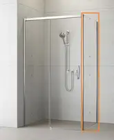 Radaway Idea S1 Боковая стенка 80, хром/прозр. (387051-01-01R)