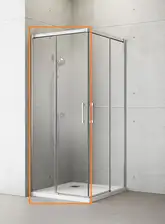 Radaway Idea KDD 90, душевая кабина левая, хром/прозрачное (387060-01-01L)