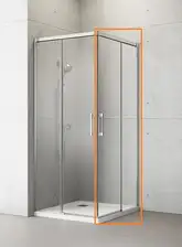 Душова кабіна (половина) Idea KDD 120 права, RADAWAY (387064-01-01R)