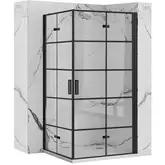 Душова Кабіна REA Molier Чорний Double 100x100 KPL-6963-6963