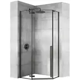 Душевая кабина REA DIAMOND BLACK MAT 100х100 (REA-K5623)