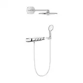 Душевая система скрытого монтажа с термостатом Grohe Rainshower System SmartControl 360 DUO Combi (цвет - хром) (264430001)
