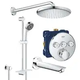 Grohe SmartControl Душевая система 3в1, хром (UA202801R3)