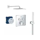 Душова система прихованого монтажу з термостатом Grohe Grohtherm SmartControl (UA26405SC1)