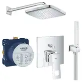 Душова система прихованого монтажу зі змішувачем Grohe Eurocube New Tempesta 250 (UA26415SC3)