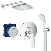 Набір змішувачів для душу Grohe Tempesta 250 Cube bundle, хром (UA26415SC4)