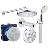Комплект для ванни / душа Grohe Grohtherm SmartControl з Tempesta, хром (UA26416SC2)