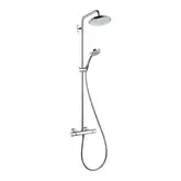 Душова система з термостатом Hansgrohe Croma Showerpipe 220 1jet EcoSmart 9 л/хв (колір - хром) 27188000
