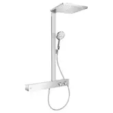 Душова система Hansgrohe Raindance E Showerpipe 300 1jet EcoSmart 9 л/хв з ShowerTablet 600 (колір - хром) 27364000