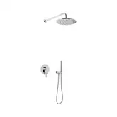 Душевая система KOHLMAN AXEL 25 CHROME + BOX скрытого монтажа (QW210AR25)