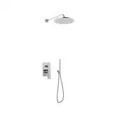 Душевая система KOHLMAN TEXEN CHROME + BOX скрытого монтажа (QW210TR40)