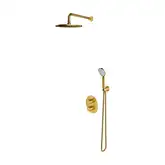 душевая система с термостатом Omnires Y brushed gold (SYSYT05GLB)