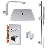 Термостатическая душевая система скрытого монтажа Qtap Votice QT6442T105NKCSET