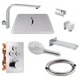 Термостатическая душевая система скрытого монтажа Qtap Votice QT6443T105NKCSET