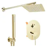 Душевая система REA OVAL GOLD + BOX скрытого монтажа (REA-P8466)