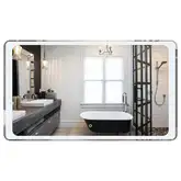 Зеркало Qtap Leo 1200х700 с LED-подсветкой QT1178141870120W