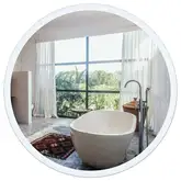 Зеркало Qtap Virgo R600 с LED-подсветкой QT1878250660W