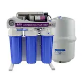 RAIFIL Система зворотного осмосу з насосом 75G на станині 10" Slim BLUE з ультрафіолетом (2795)