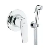 Комплект гігієнічного душу Grohe BauFlow, хром (UA11144601)