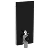 Наружная инсталляция для напольного унитаза 114 см Geberit Monolith, стекло чёрное (131.033.SJ.5)