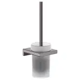 Тримач йоржика для унітазу Hansgrohe AddStoris настінний, Brushed Black Chrome (41752340)