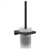 Щітка для унітазу настінна Hansgrohe AddStoris, Matt Black (41752670)