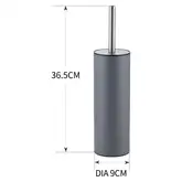 Йоржик для унітазу підлоговий Mixxus Premium Ellipse-TB0201 Graphite колір графіт (MI7068)