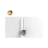 Щітка для унітазу Sonia S-Cube Brushed Gold 85х415х95 мм, золото матове (182114)