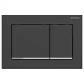 Geberit Omega 30 Клавіша змиву, чорний мат/хром (115.080.14.1)