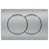 Geberit Delta 01 Клавіша змиву, матовий хром (115.107.46.1)