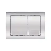 Qtap Nest Панель смыва для унитаза, хром (QT0111M06028CRM)