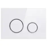 Панель смыва для унитаза Qtap Nest QT0111M11V1114W