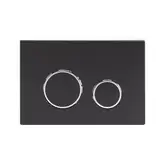 Qtap Nest Клавиша смыва, матовый черный (QT0111M11V1146MB)