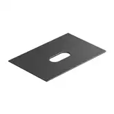 Столешница керамическая 75 x 50 см Catalano Horizon, Satin black (1PC7550NS)
