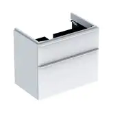 Geberit SMYLE Square тумба 73,4*61,7*47см, под умывальник, с 2мя ящичками, белый глянец (500.353.00.1)