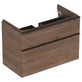 Тумба под раковину Geberit Smyle Square 88,4 см, орех тёмный (500.354.JR.1)