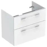Тумба под раковину Geberit Selnova Square, slim rim 80 см, белый глянцевый 501.208.00.1