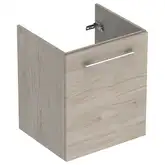 Тумба под раковину Geberit Selnova Square slim rim 53,8 см, орех светлый (501.219.00.1)