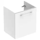 Тумба под раковину Geberit Selnova Square slim rim 58,8 см, белый глянцевый (501.220.00.1)
