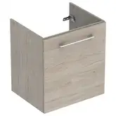 Тумба под раковину Geberit Selnova Square slim rim 58,8 см, орех светлый (501.223.00.1)