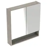 Зеркальный шкафчик Geberit Selnova Square 78,8 х 17,5 х h85 см, орех светлый (501.271.00.1)