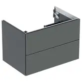 Тумба подвесная Geberit One 75 х 47 х h50,4 см, цвет - лава матовая 505.262.00.3
