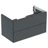 Тумба подвесная Geberit One 90 х 47 х h50,4 см, цвет - чёрный матовый 505.263.00.8