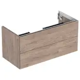 Тумба подвесная Geberit One 105 х 47 х h50,4 см, цвет - орех тёмный 505.264.00.6