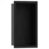 Настенная ниша со встроенной рамой Hansgrohe XtraStoris Original 30 x 15 x 10 см, чёрный матовый (56057670)