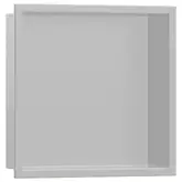 Настенная ниша со встроенной рамой Hansgrohe XtraStoris Original 30 x 30 x 10 см, нержавеющая сталь (56061800)