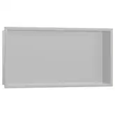 Настенная ниша со встроенной рамой Hansgrohe XtraStoris Original 30 x 60 x 10 см, нержавеющая сталь (56064800)