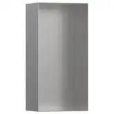 Ниша в стене с открытой рамой Hansgrohe XtraStoris Minimalistic 30 х 15 х 10 см, матовая нержавеющая сталь (56070800)